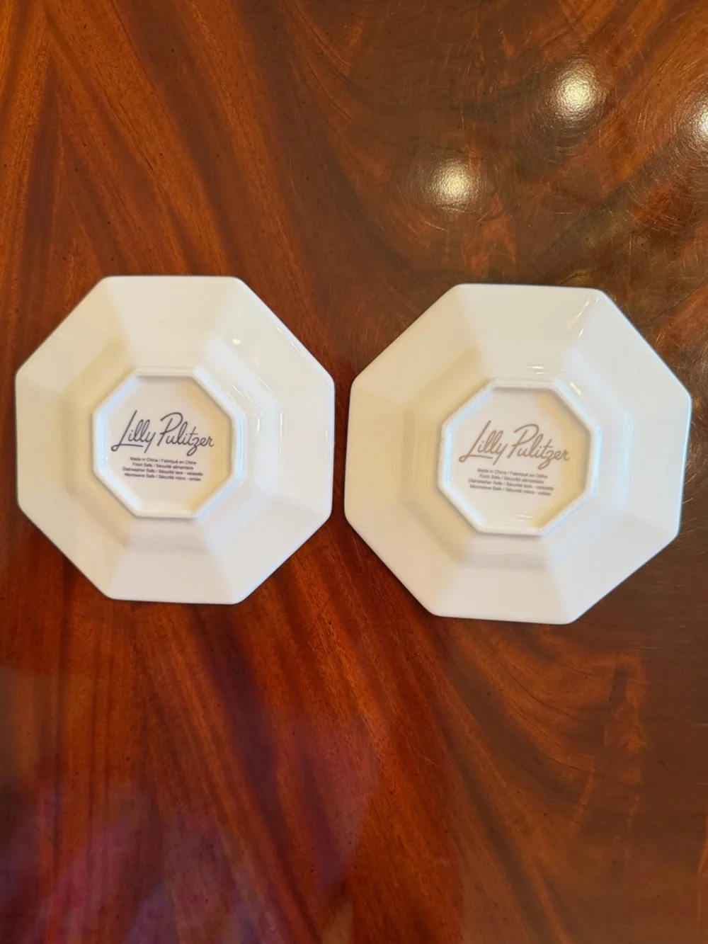 NWT Lilly Pulitzer Set of 2 Appetizer Plates Swayin In The Breeze